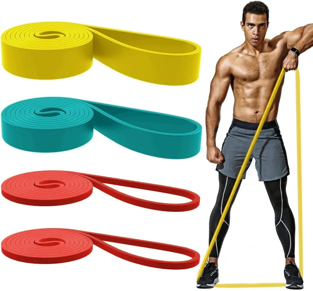 Resistance Bands Set, Pull Up Bands - Workout Bands, Eexercise Bands, Long Resistance Bands Set for Working Out, Fitness, Training, Physical Therapy for Men Women