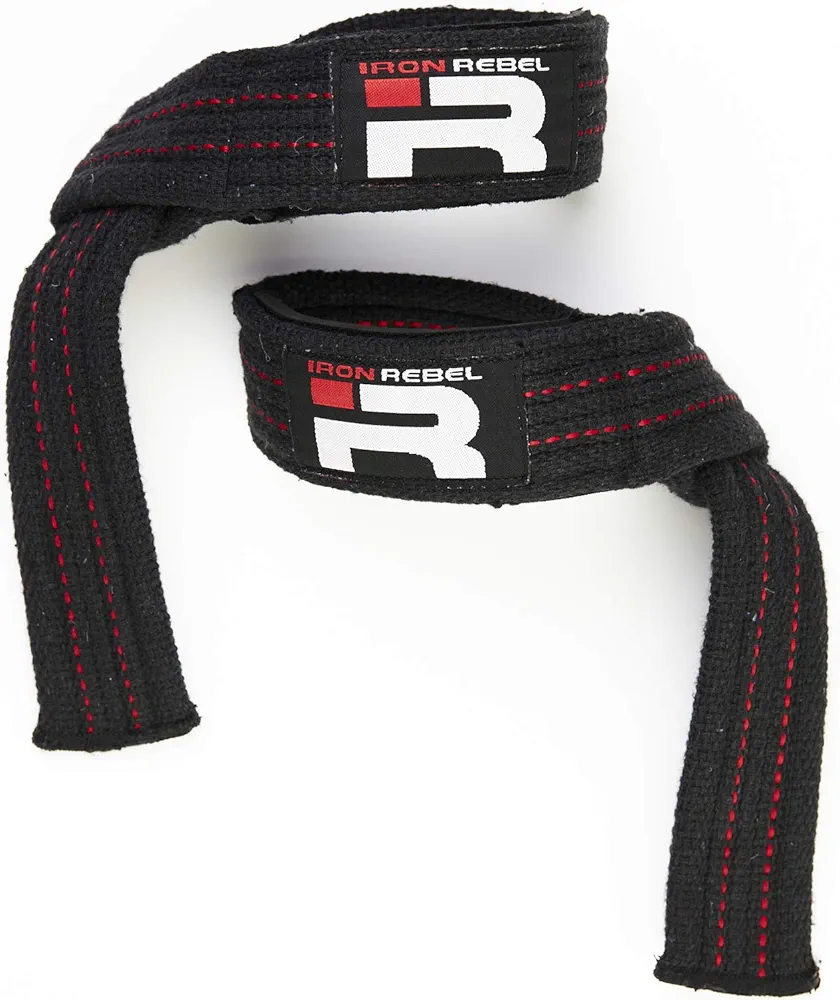 Iron Rebel - Iron Rebel HD Lifting Straps for Men & Women | Wrist and Grip Support | Powerlifting, Bodybuilding, & Weight Lifting