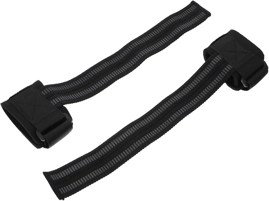 Sosoport 1 Pair Hand Bowl Pullup Bar Holders Pull up Wrist Straps Ankle Hand Grip Strengthener Wrist Wraps Wrist Lifting Straps Weight Lifting Belt Mechanics Weights Men Para Nylon Black