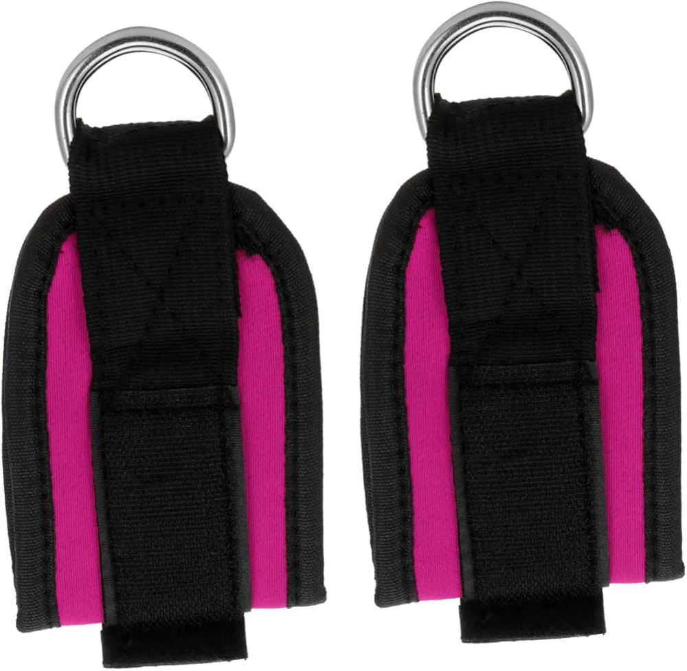 Ankle Straps Stepper Adjustable Fitness Tricep Bar Machines Belt Hip Cable Wrist Weights Forearm