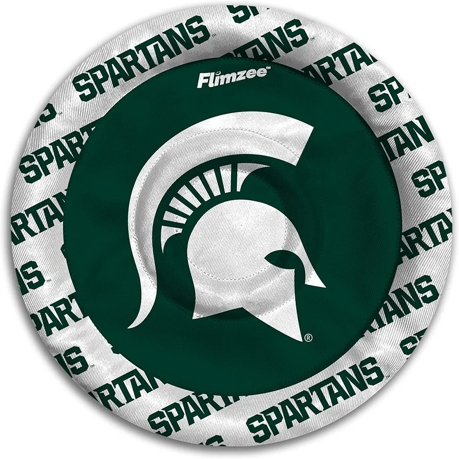 YouTheFan NCAA Michigan State Spartans Flimzee Bean-Bag Flying Disc