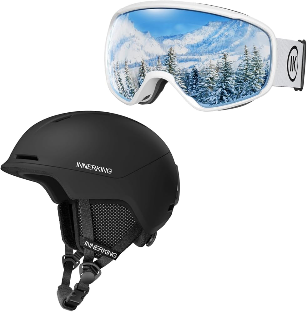 OTG Ski Goggles SGS Approved and Lightweight Adult Snowboard Helmet
