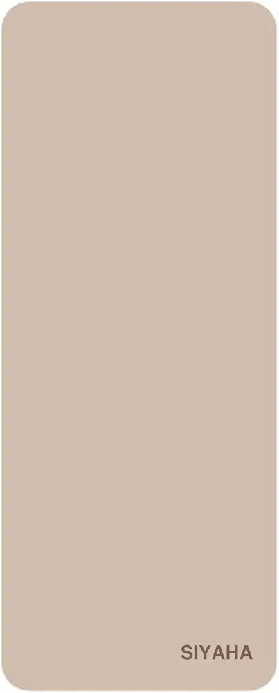Beige yoga mat