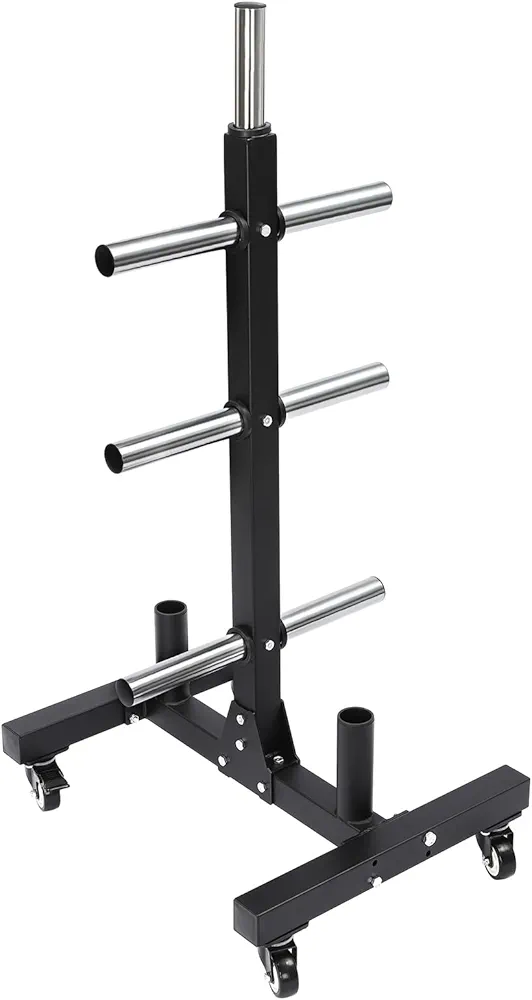 Plate Rack Tree, Dumbbell Rack, Vertical Storage Tree for Home Gym