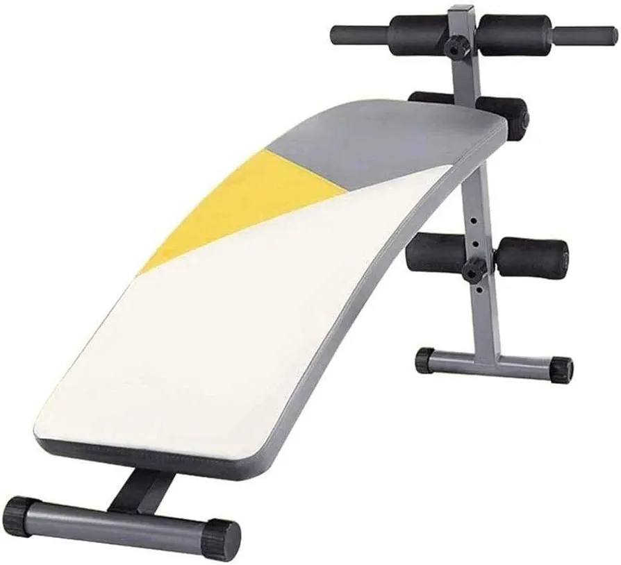 Weight Bench Adjustable, Multifunctional Utility Workout BenchPress Exercise Gym Bench, Sit Up Incline Abs Benchs for Full Body Upright, Incline, Decline,White