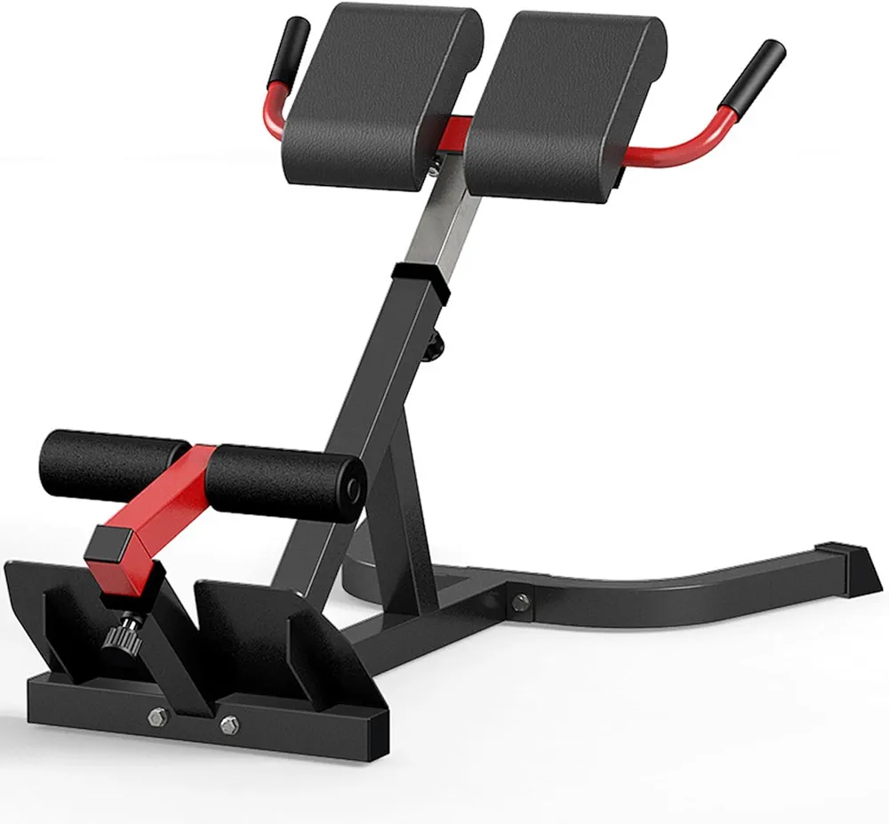 Hyperextension Roman Chair Multifunctional Adjustable Sit Up Bench Back Extension Stretching Exercise Equipment Strength Training Ab Workout Bench For Home Gym 440Lbs