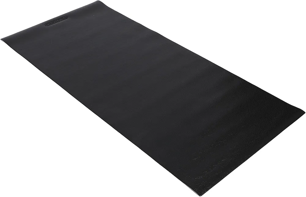 HolaHatha Lightweight Padded Exercise Yoga Mat, Non Slip Thick Foam Foldable Pad for Stretching and Workout Activity, 51 x 23.5" Small, Grey