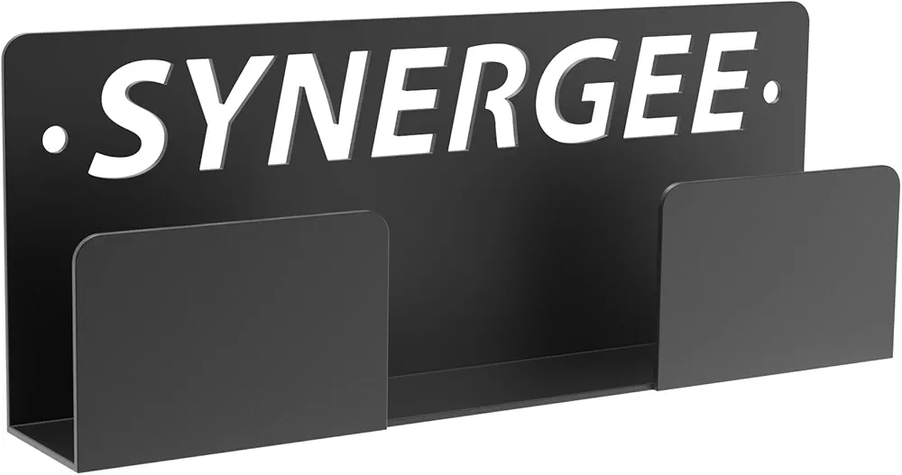 Synergee Weight Bench Wall Rack - Durable Steel Construction, Space-Saving Wall-Mounted Holder for Home Gym & Fitness Equipment, Easy Installation.