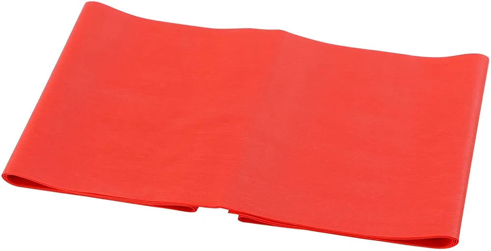 Cando Latex-Free Exercise Band, 5-Foot Singles, red