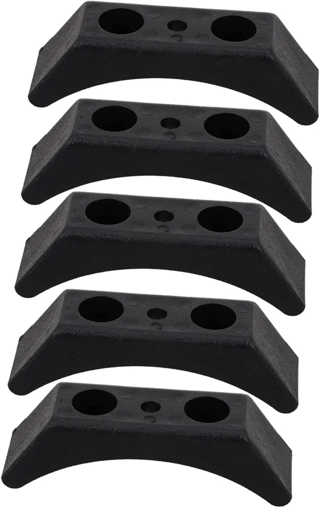 Toddmomy 5 Pcs Dumbbell Rack Dumbbell Storage Rack Heavy Duty Storage Rack Adjustable Dumbell Weight Bar Holders Weight Storage Organizer Lifting Dumbbell Tree Show Racks for Floor Black Pp