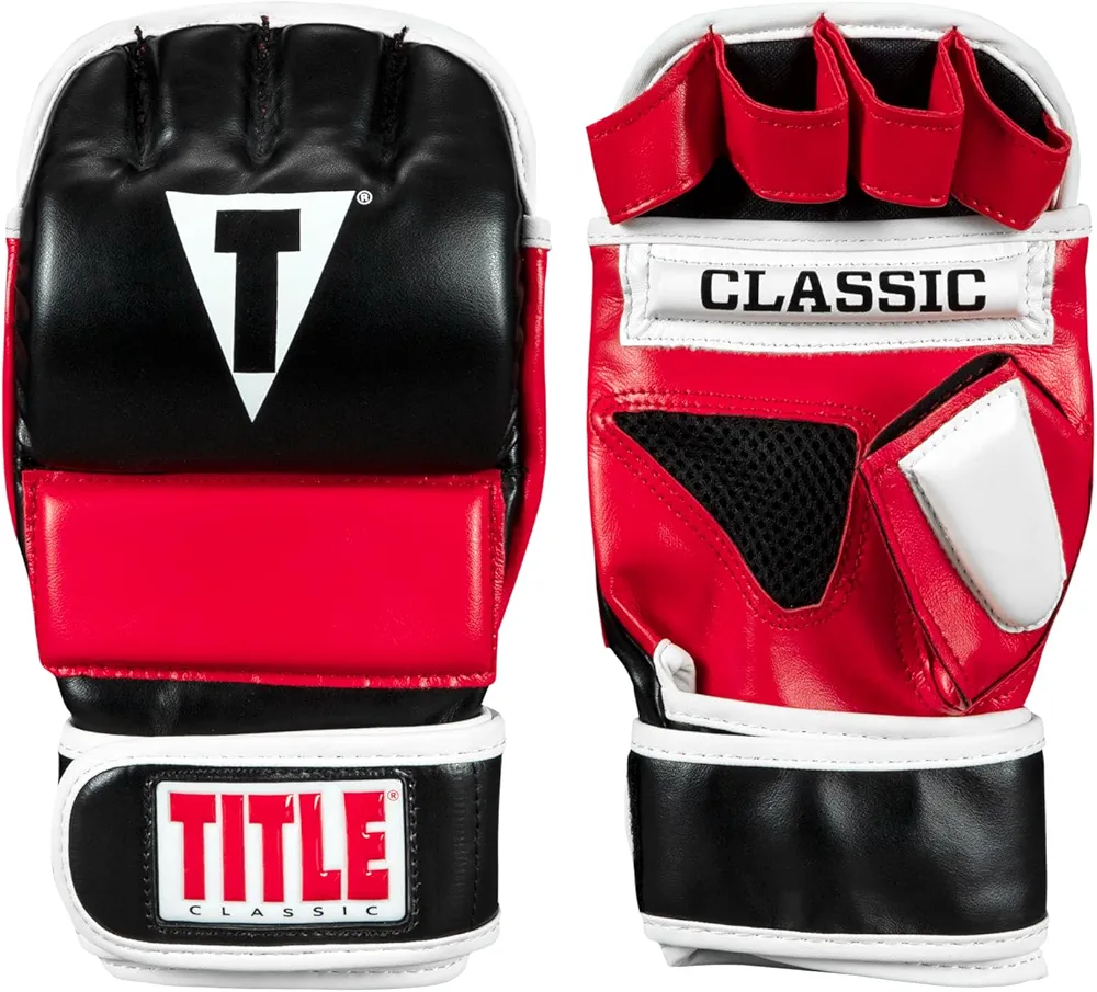 TITLE Boxing Classic Wristwrap Heavy Bag Gloves: Boxing Gloves, Punching Bag Gloves, Heavy Bag Gloves, Boxing Gloves, Boxing Equipment, MMA Gloves