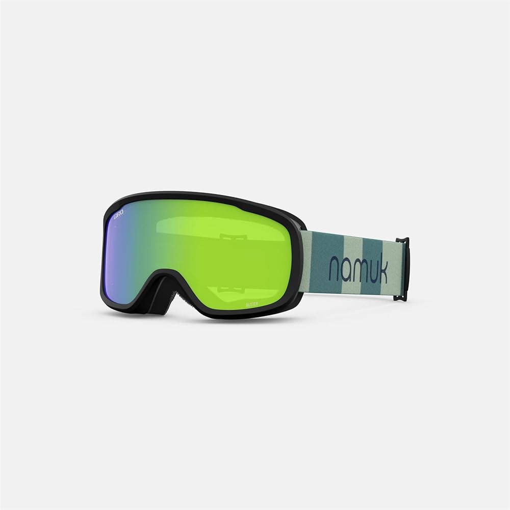 Giro Buster Kids Ski Goggles - Snowboard Goggles for Youth, Boys & Girls - Namuk Jade Green Strap with Loden Green Lens