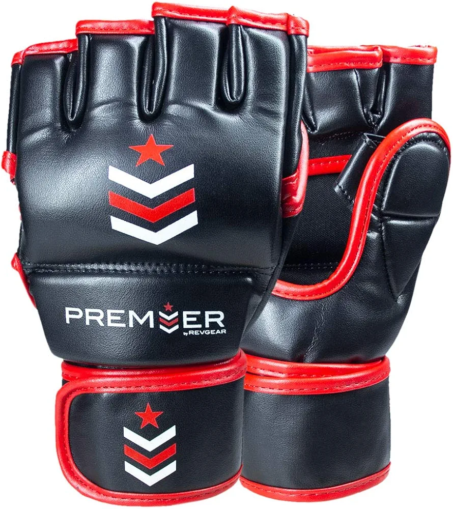 Revgear Premier MMA Grappling Gloves | Multi-Purpose, MMA, Kickboxing, Martial Arts and Boxing | Comfortable and Durable