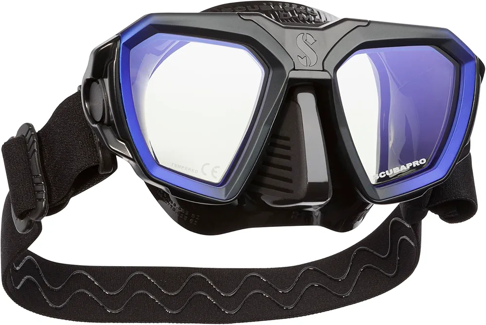 Scubapro D-Mask Diving Mask - includes Mounting Adapter for The HUD Dive Computer