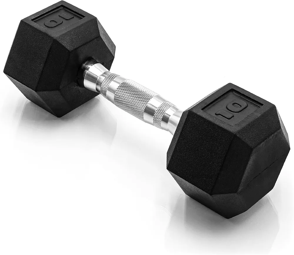 CAP Barbell Coated Hex Dumbbell Weight | Multiple Options