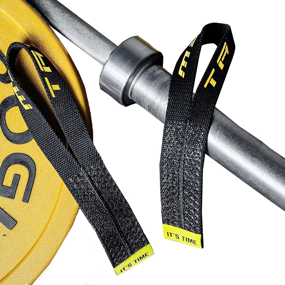 TAVIEW Premium Weight Lifting Wrist Hooks Straps for Maximum Grip Support - Deadlift Gloves & Grip Pads Alternative in Fitness Gym Power Training Pull Up Deadlifting & Shrugs
