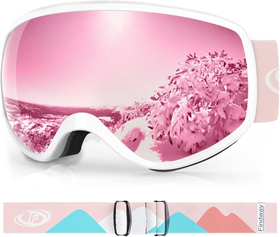 findway Kids Ski Goggles, Kids Snowboard Goggles for Boys Girls Toddler age 3-12