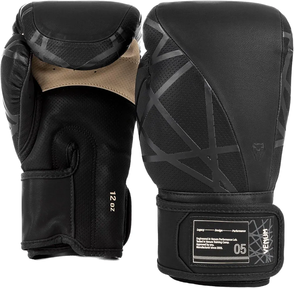Venum Tecmo 2.0 Boxing Gloves - Black
