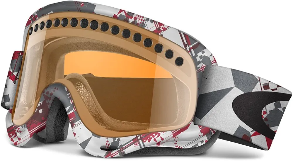 Oakley Unisex-Adult O Frame Snow Goggle(Shattered,Persimmon)