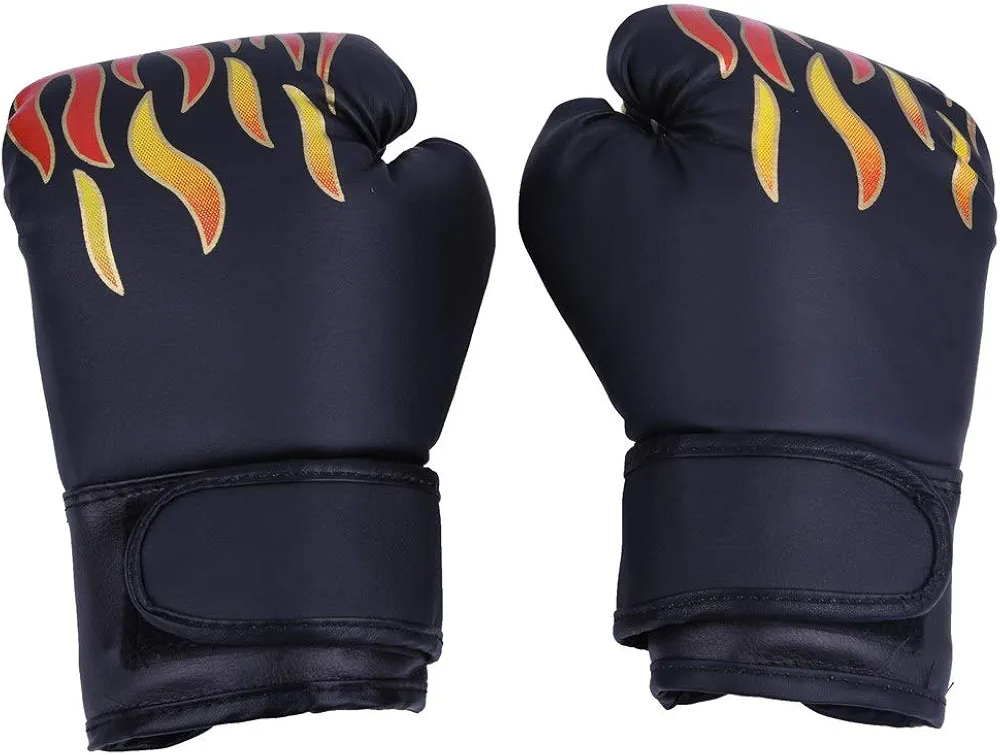 Boxing Gloves Child Punching Gloves Youth Sparring Gloves Beginners Heavy Bag Gloves Youth Boxing Gloves for Kids 8-12 for Muay Thai Sparring Punching Grappling and Sandbag Training(Black)