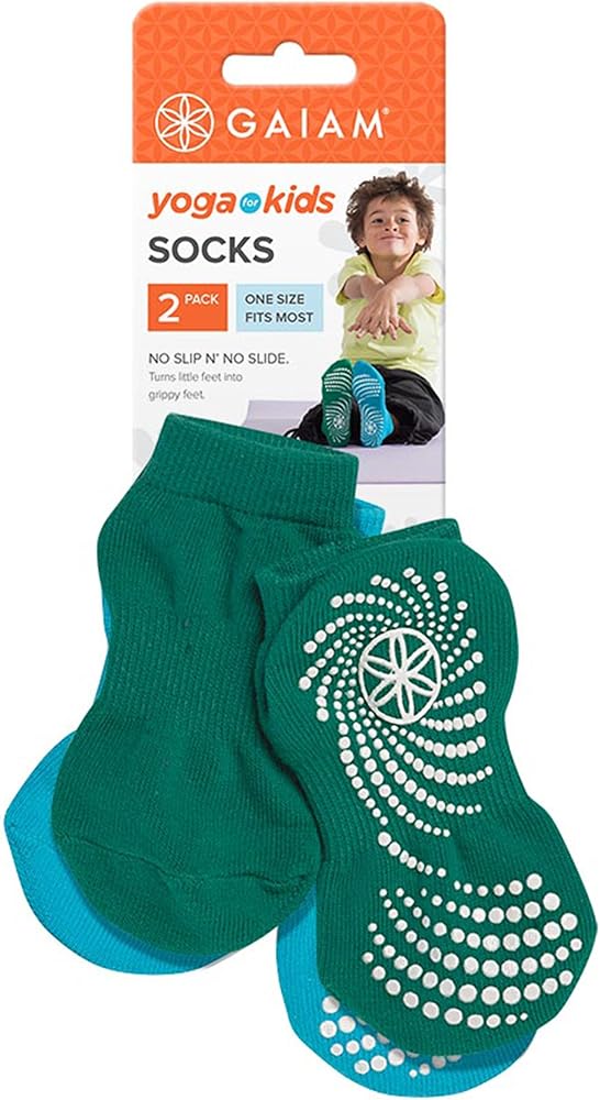 Gaiam Kids Yoga Socks (Pack of 2)