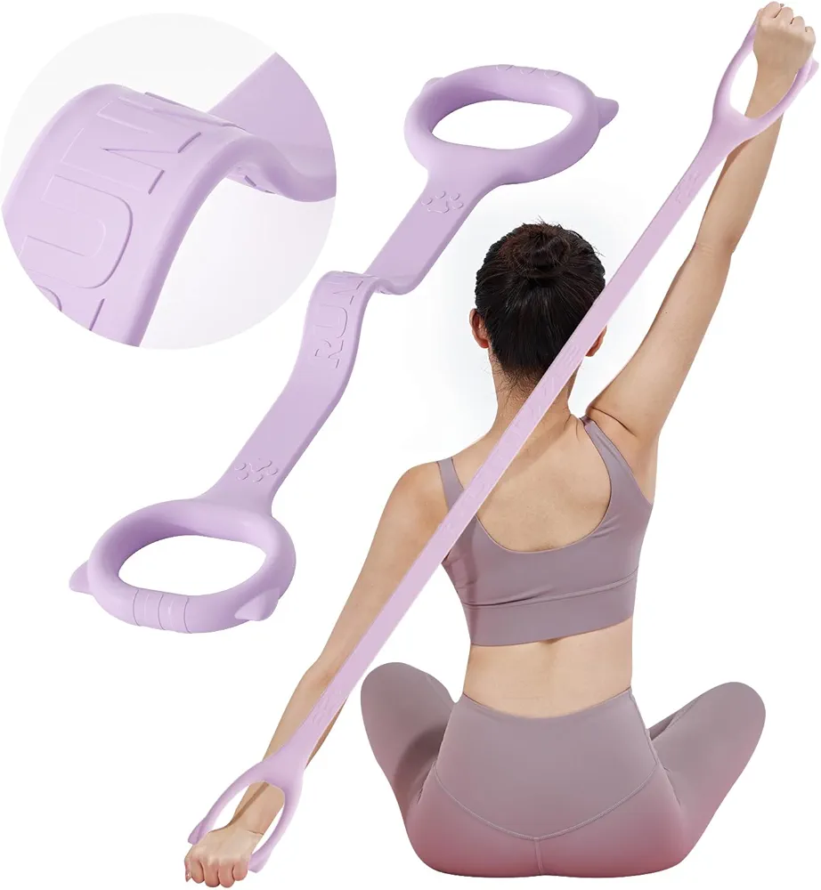 Figure 8 Workout Resistance Band, 2024 Upgraded Thicker Arm Back Shoulder Exercise Elastic Rope, Also Used As Yoga Straps and Pilates flexbands, Workout Chest Stretch Bands for Physical Therapy