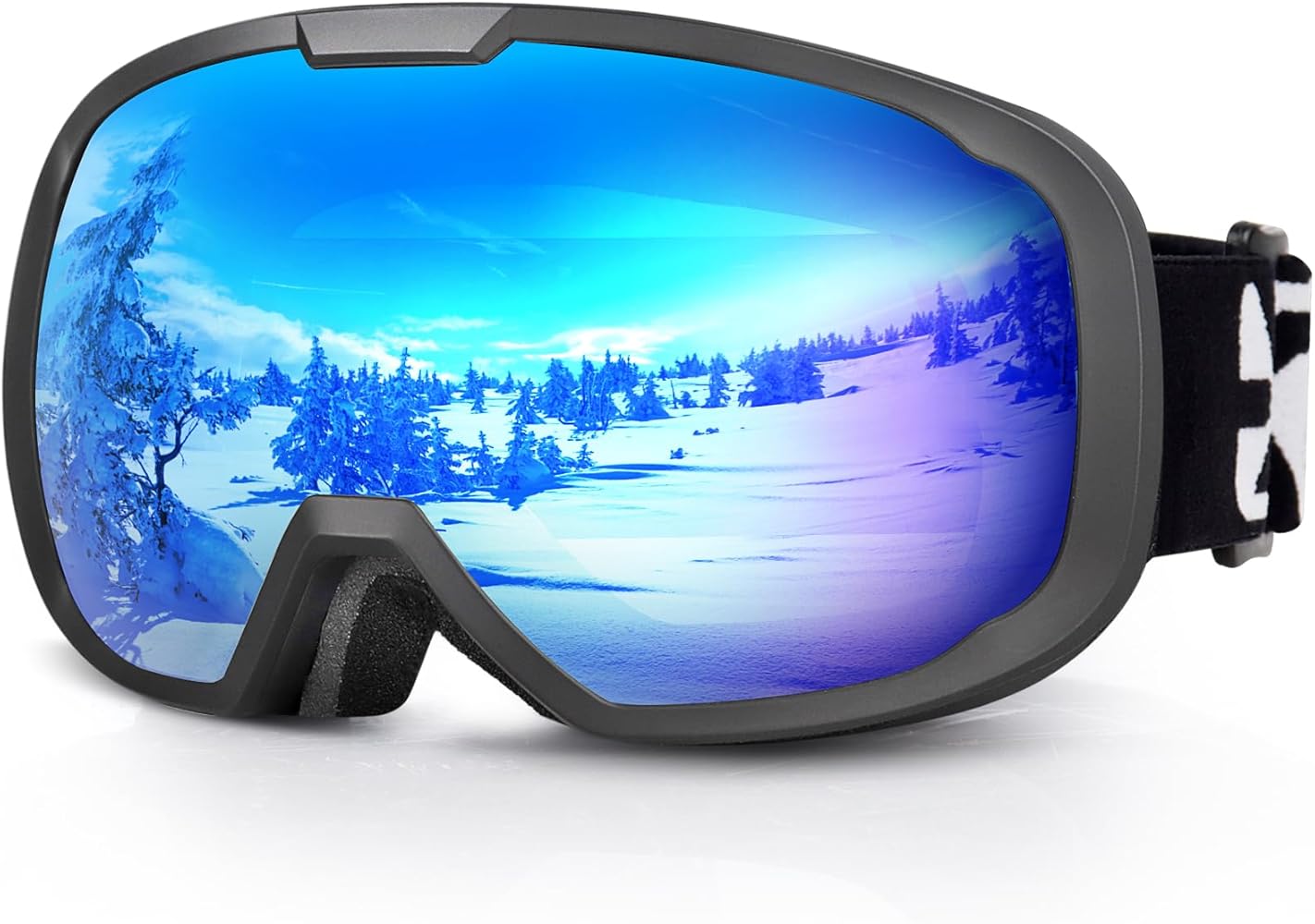 EXP VISION Ski Goggles for Men Women, OTG Snowboard Goggles with 100% UV Protection Anti Fog Lens Snow Goggles