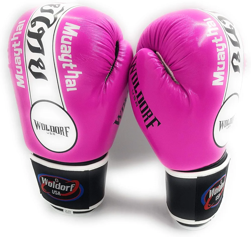 Pro Boxing Training Sparring Gloves with Punching Holes Grappling, Kickboxing Muay Thai Pink Muay Thai Training Gloves, Heavy Bag Speed Punching Gloves.