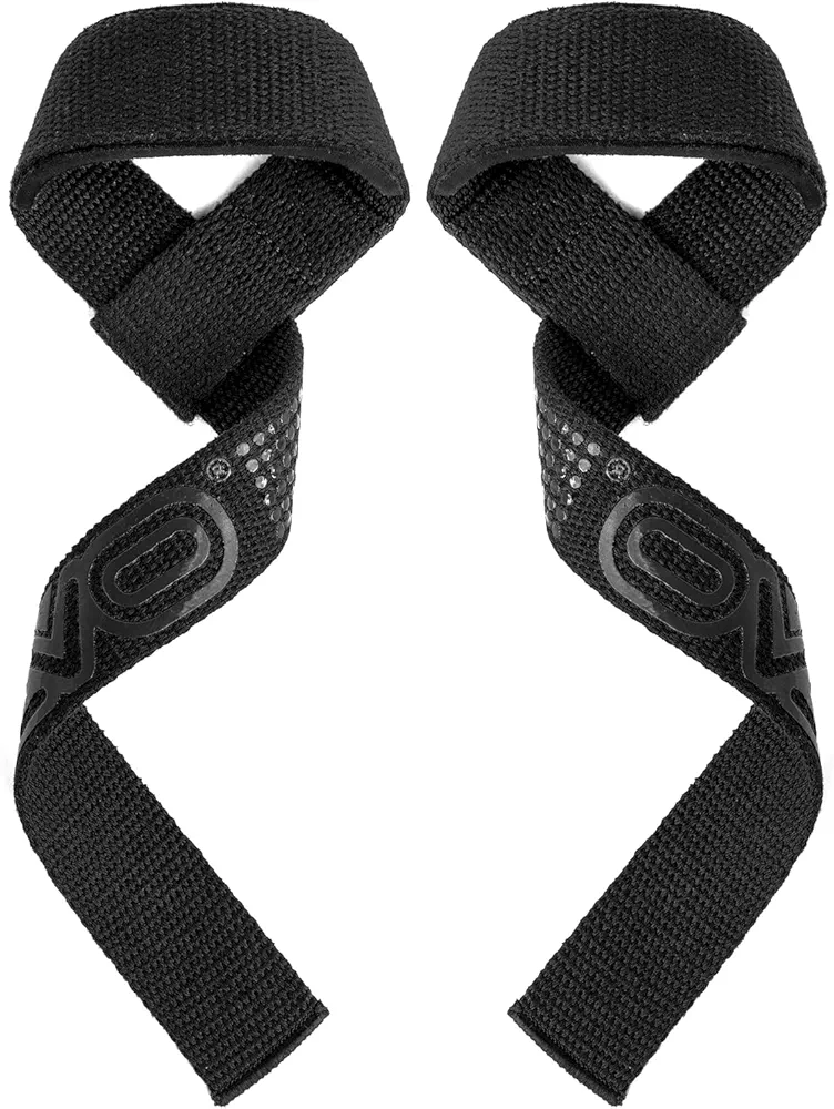 Lifting Straps for Weightlifting Men Women Anti Slip Gym Powerlifting Deadlifting Bodybuilding Workout Strength Training Hand Bar Grips Neoprene Gel padded Wrist Support Unisex