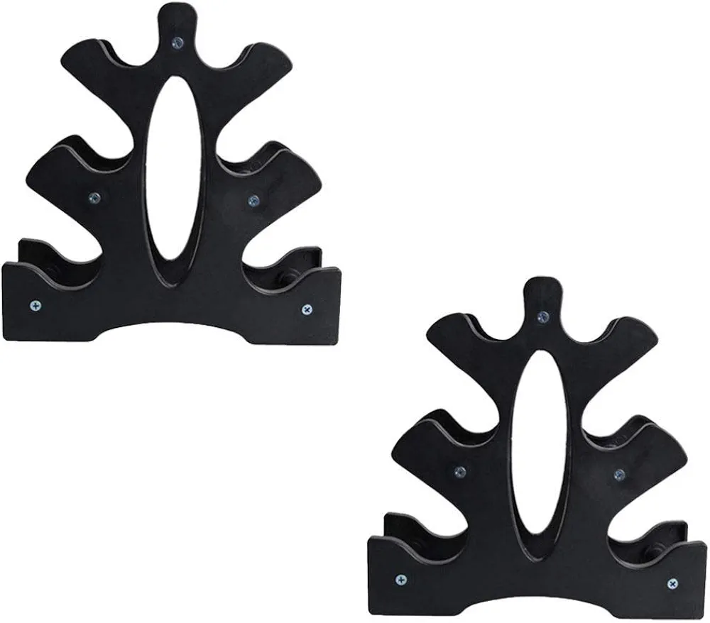 IMIKEYA 2pcs Small Dumbbell Rack Dumbbell Stand Gym Dumbbell Display Stand Dumbbell Storage Rack Multilevel Storage Holder Dumbbell Weight Stand Shelf Tripod Household Pp