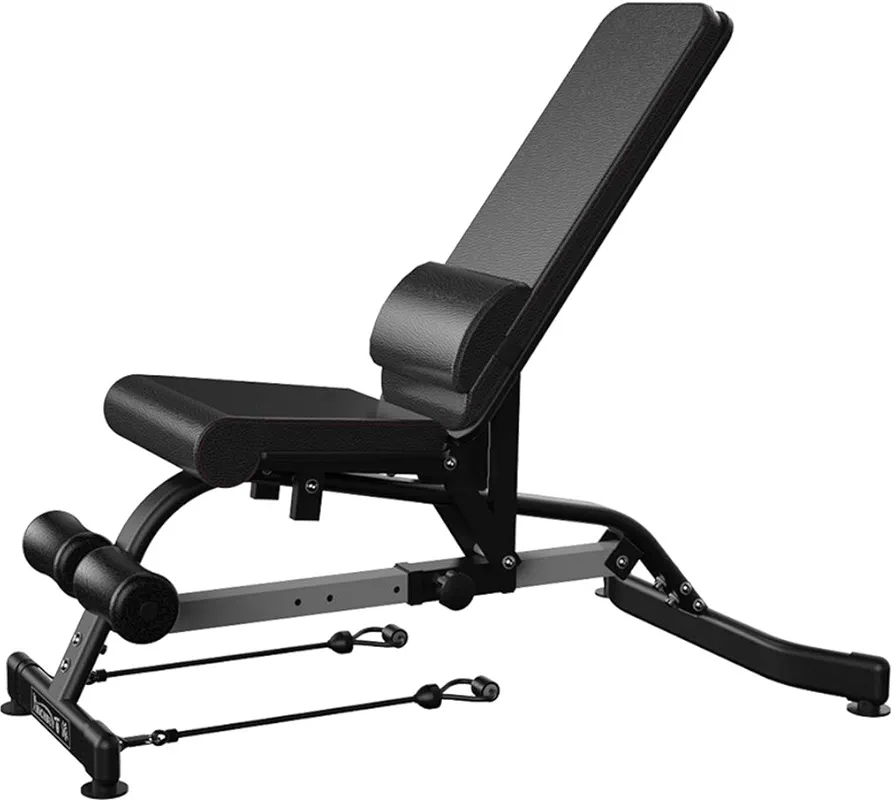 Weight Bench Adjustable, Foldable Press Exercise Gym Bench Sit Up Incline Abs Benchs, Decline Bench for Weightlifting and Strength Training,Black