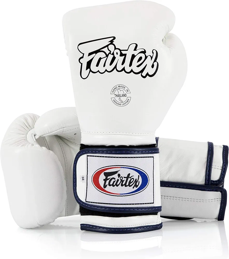 Fairtex BGV9 Muay for Professional Boxers & Trainers |Mexican Style Glove for Hard Hitters | MMA Gloves for Martial Arts|Light Weight & Shock Absorbent Boxing Gloves