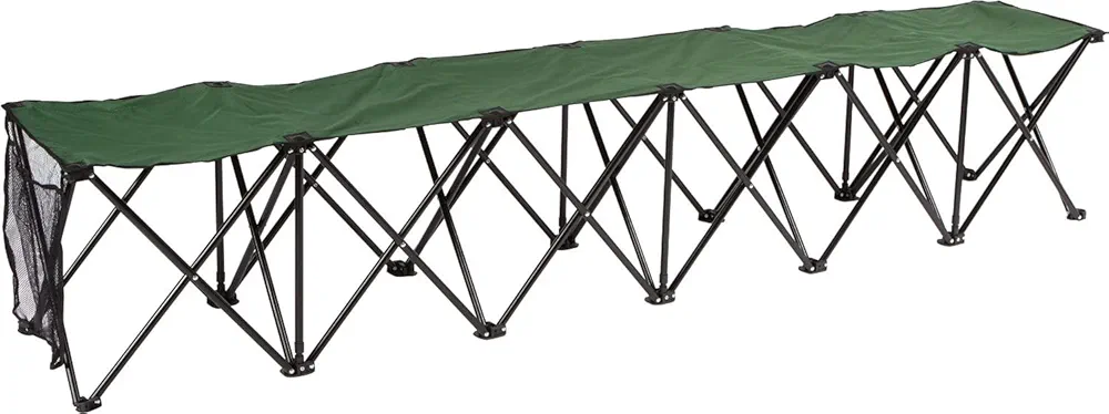 Trademark Innovations Portable 6-Seater Folding Team Sports Sideline Bench