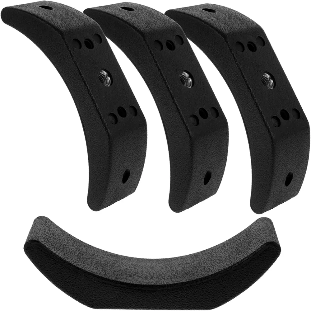 4pcs Dumbbell Bracket Rack for Dumbbells Dumbbell Holder Stand Black Dumbells Rubber