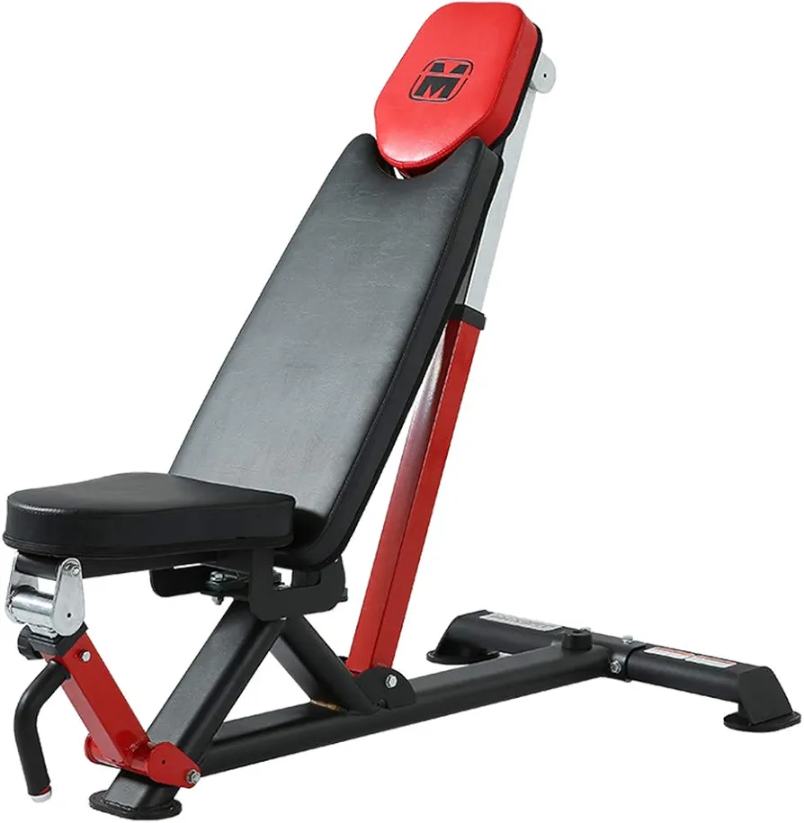 Weight Bench Adjustable, Foldable Press Exercise Gym Bench Decline Bench, Sit Up Incline Abs Benchs Flat Bench for Weightlifting and Strength Training,Black