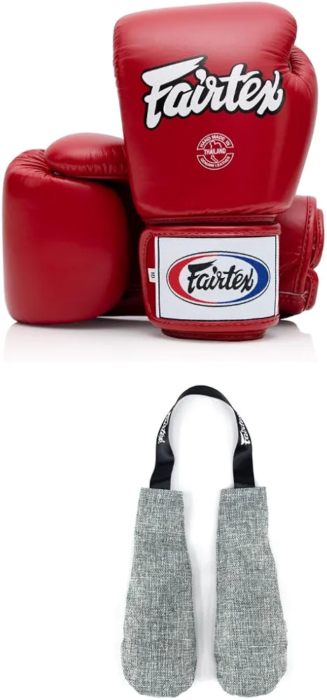 Fairtex BGV1 Boxing Gloves with Deodorizer Inserts | Shock Absorbent Gloves + Odor & Moisture Absorber for Boxing, MMA, Muay Thai | Perfect Bundle for Clean & Durable Gear