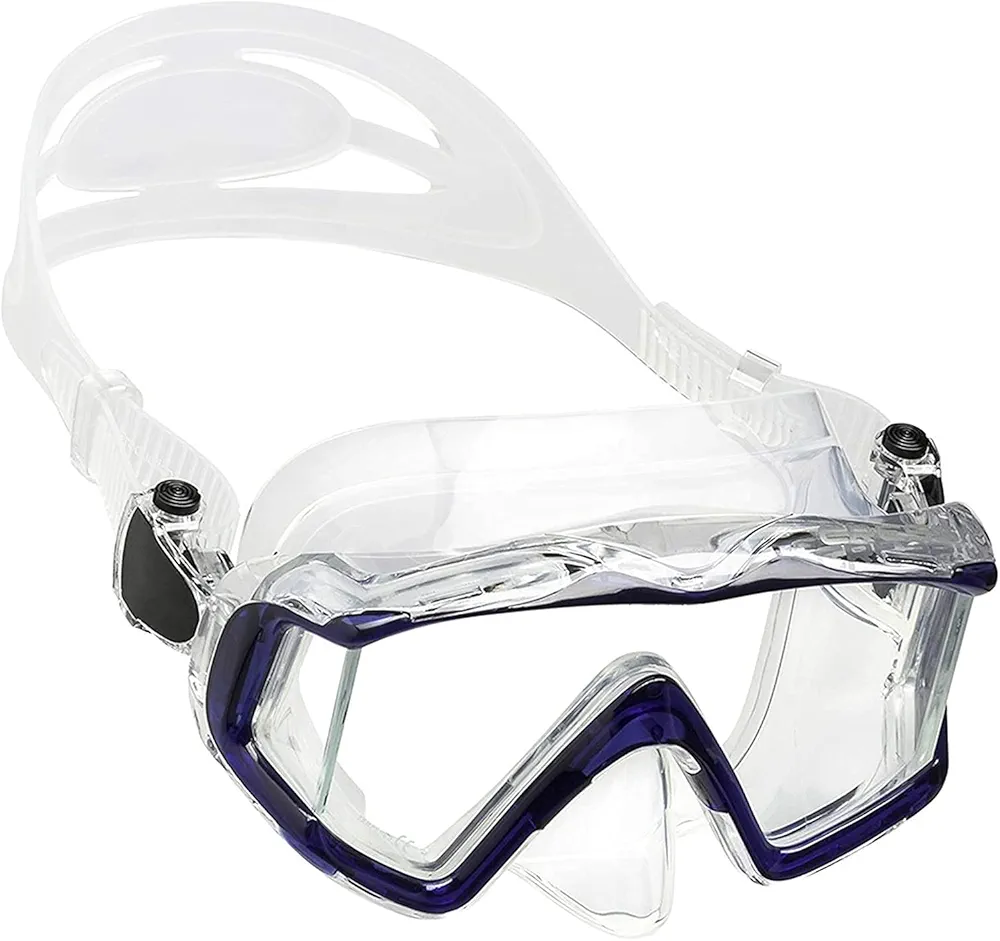 Full Face Snorkel Mask Snorkeling Scuba Diving Masks Snorkel Gear Set Silicone Skirt Dive Mask Professional Snorkelling Gear for Adults
