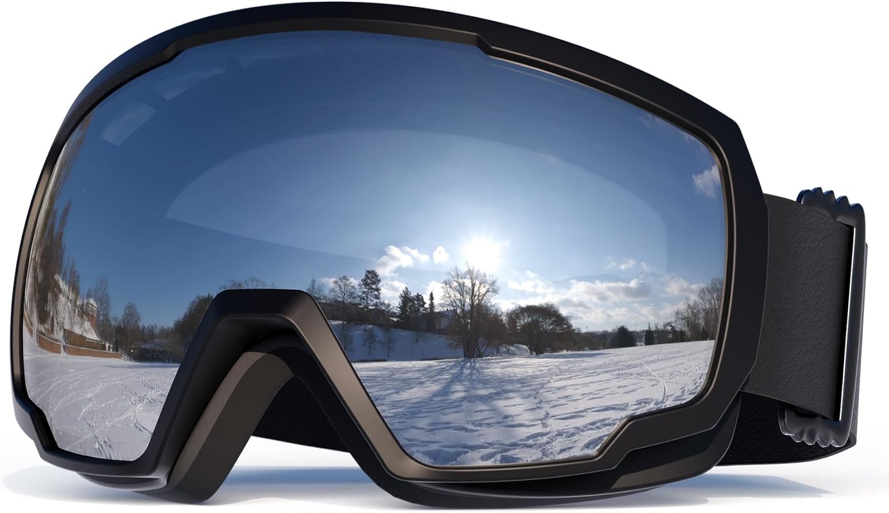 Ski Goggles Snowboard Snowmobile Men Women Youth Anti Fog Over Glasses