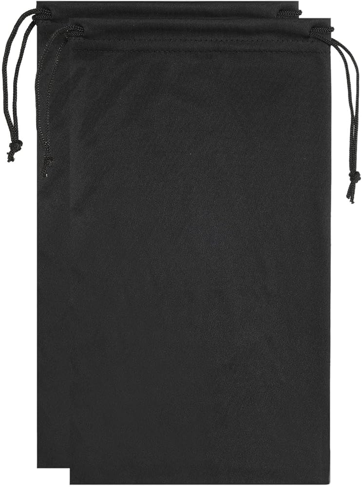 PATIKIL Ski Goggle Bag, Soft Microfiber Pouch Protective Storage Case Sleeve with Drawstring for Snow Goggles Camera Lenses