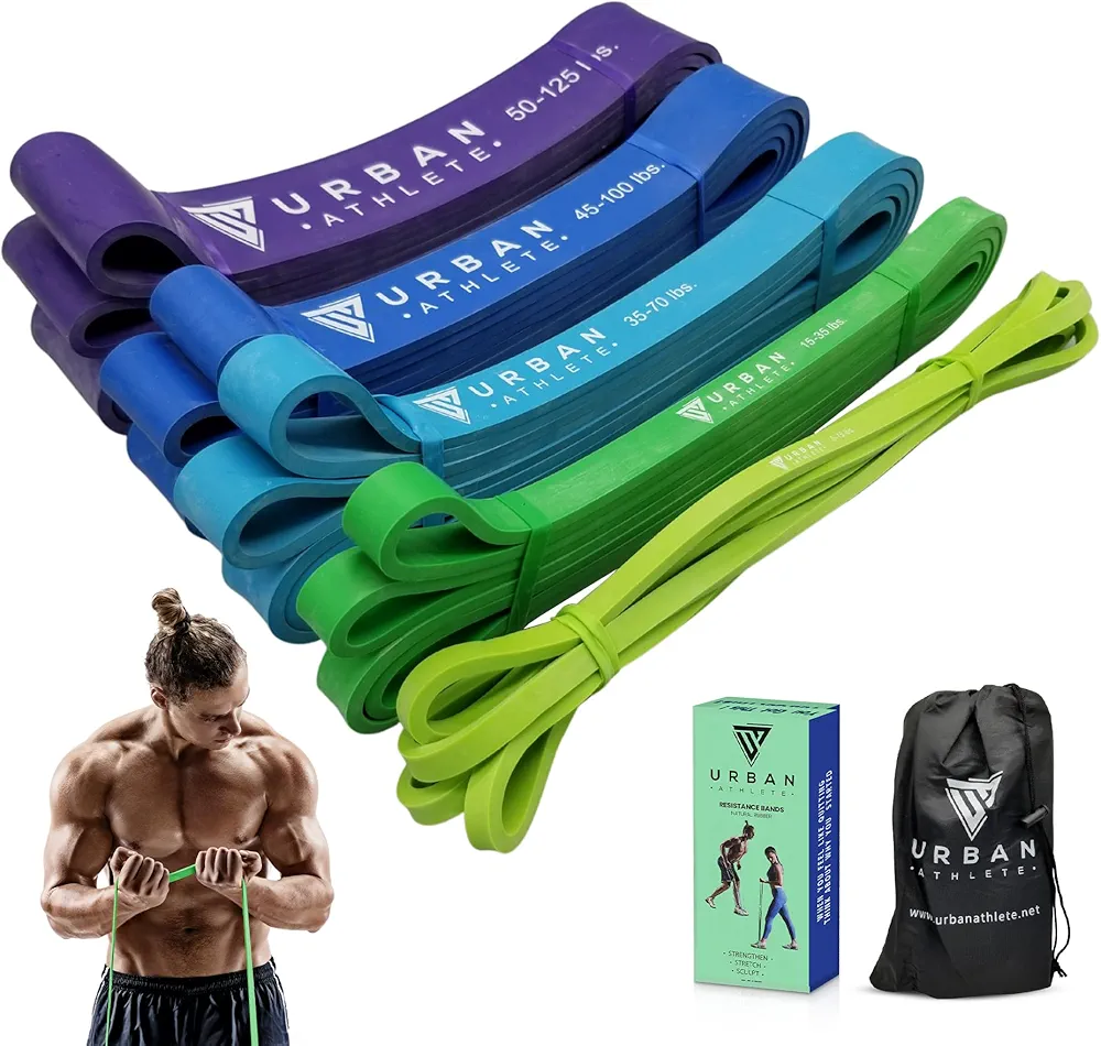 Resistance Bands for Working Out, Strength Training, Crossfit, Mobility Training, Pull-Up Assist - Your Exercise Resistance Bands, The only Resistance Bands Set You'll Need