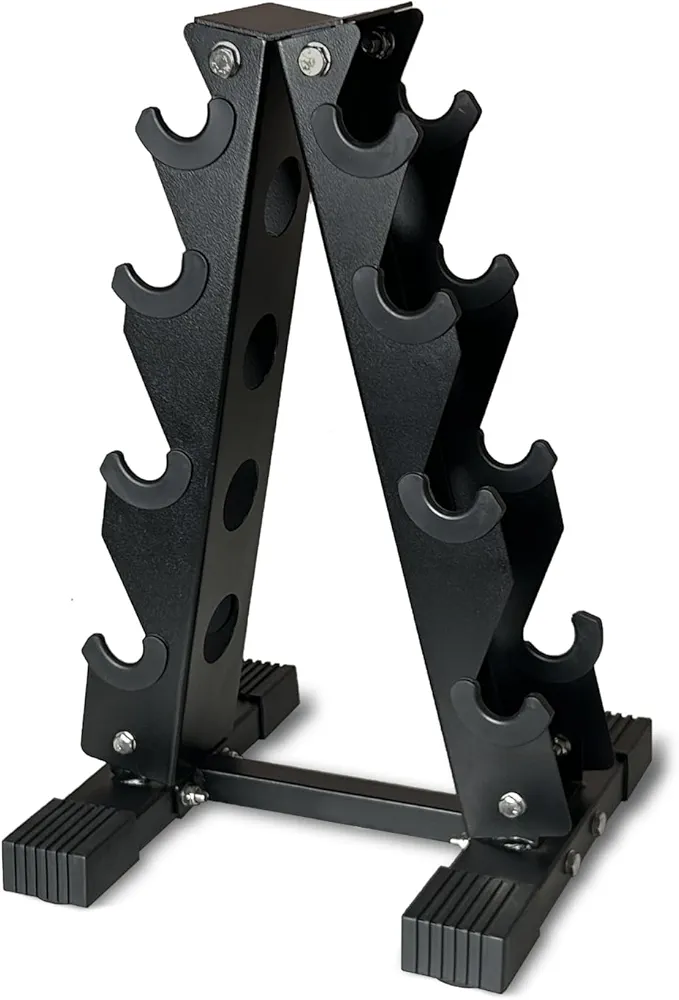 Dumbbell Rack, A-Frame Home Gym Weight Storage Rack, Heavy Duty Dumbbell Stand for Strength Training Workout
