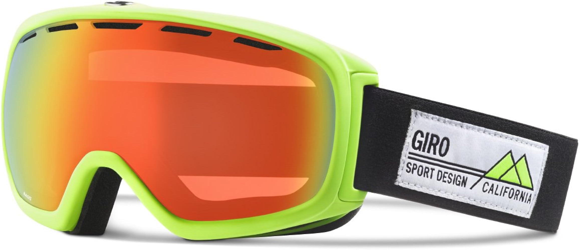 Giro Basis Snowboard Ski Goggle Highlight Yellow Frame Pop - Persimmon Blaze