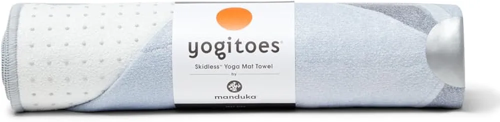 Yogitoes Yoga Mat Towel - Lightweight, Quick Drying Microfiber, Non Slip Skidless Technology, Use in Hot Yoga, Vinyasa and Power, 71 Inch (180cm), Diamond Invincible