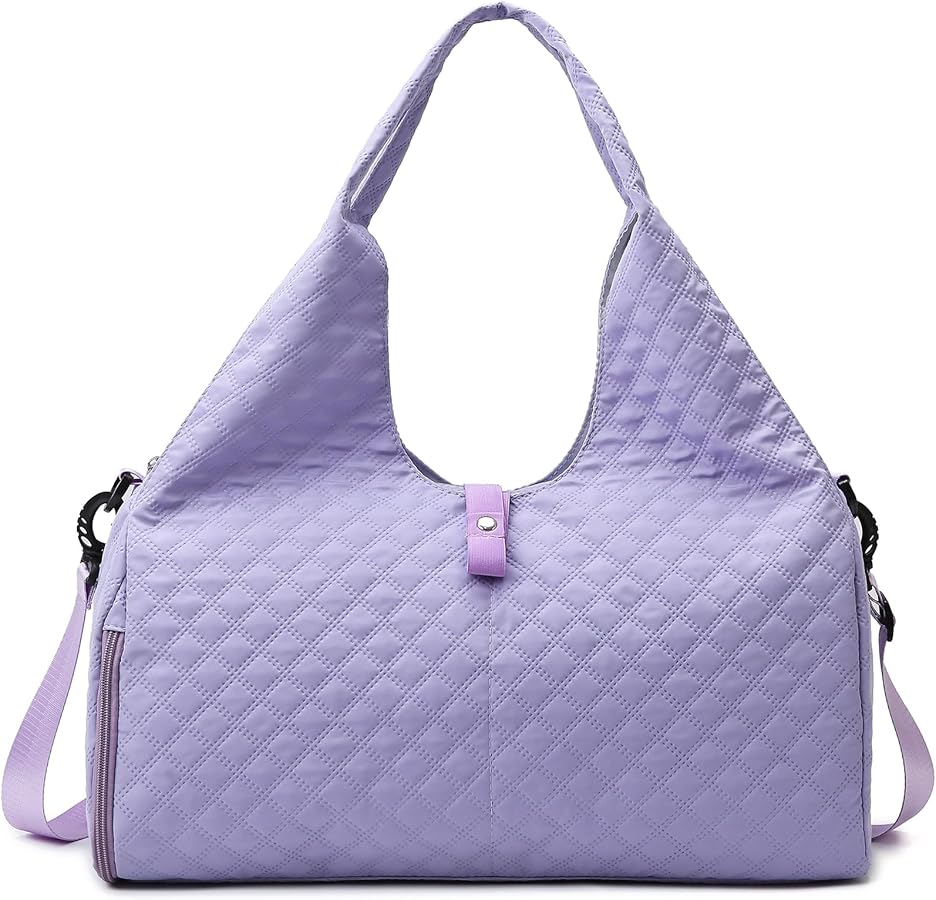 Yoga Gym Bags for Women with Shoes Compartment and Wet Dry Storage Pockets Suitable for Travel Sports Daily Leisure
