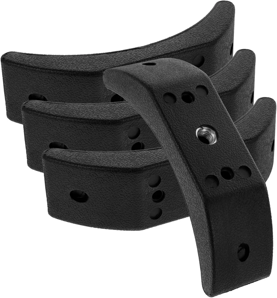 BESPORTBLE 4pcs Dumbbell Rack Dumbbells Rack Dumbells Rack for Dumbbells Weight Rack Bar Bell Pad Weight Bar Cushion Dumbbell Display Rack Dumbbell Holder Stand Rack for Weights Rubber Black