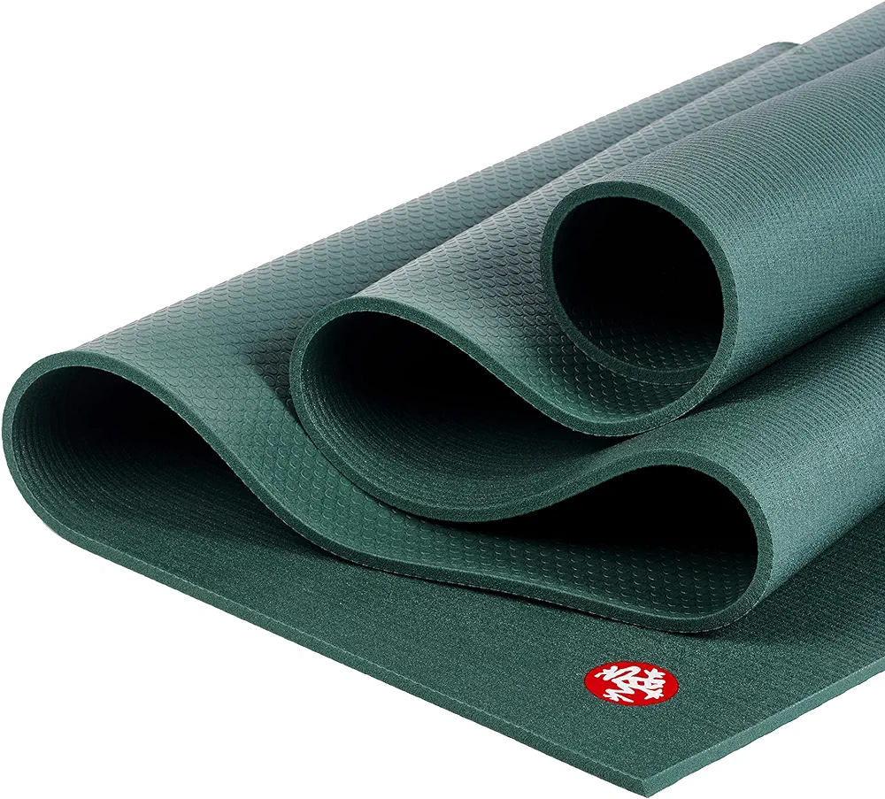 Manduka PRO Yoga Mat - Teacher Recommended, Non-Slip Textured 6mm Ultra-Dense, Hot Yoga Workout, Studio at Home Pilates