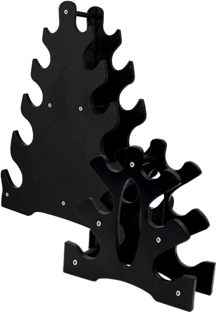 BESPORTBLE 2pcs Dumbbell Storage Rack Floor Bracket for Workout Accessory Dumbbell Holder Dumbbell Bracket for Gym Dumbbell Tree Rack Dumbbells Rack Leaves Fitness Pp Accessories