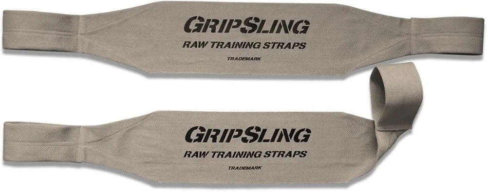 GripSling Raw Training Straps for Bodyweight Strength Training and Calisthenics Exercise, Fitness, and More - Perfect for Home, Gym, Traveling, and Outdoor Workouts - 2 Piece Handles