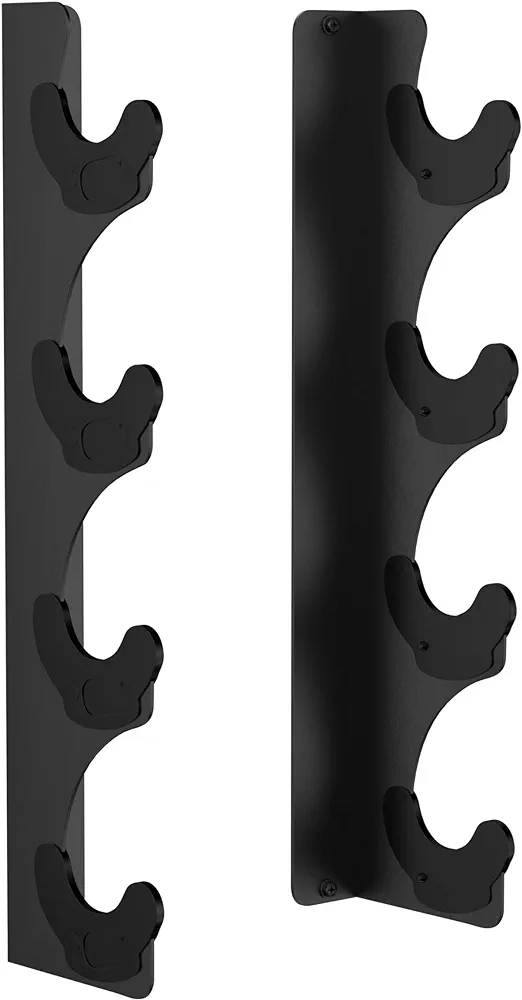 Barbell Rack Single Hook Wall Mount Heavy Duty Vertical Barbell Holder Weight Bar Holder for Olympic Barbell, Curl bar, Commercial or Home Gym Accessory