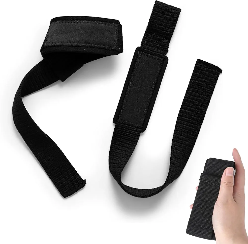 Durable Lifting Straps for Weightlifting (1 Pair) – Durable Gym Lifting Straps for Deadlifts and Powerlifting Adjustable Wrist Straps – Enhanced Grip and Wrist Support